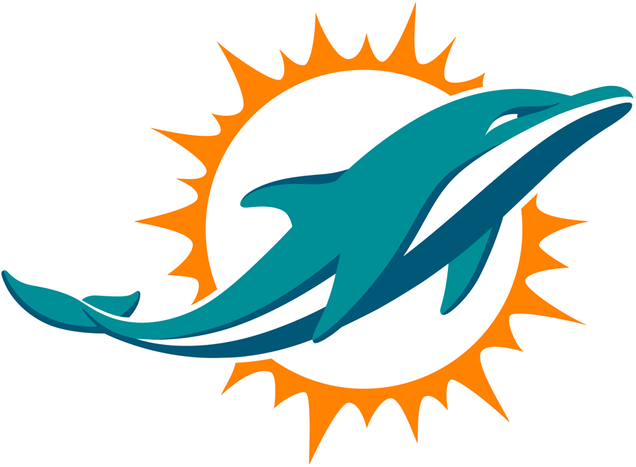 Miami Dolphins 2013-2017 Primary Logo cricut iron on